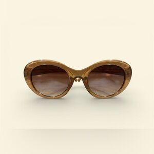 Beeline Caramel Cat-Eye Sunglasses /Chic & Stylish